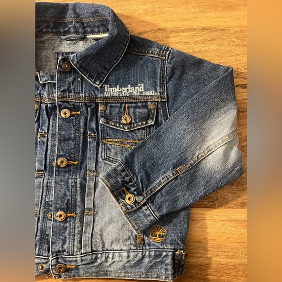 💚✨TIMBERLAND KIDS‎ JEAN JACKET✨💚 - Picture 3 of 5